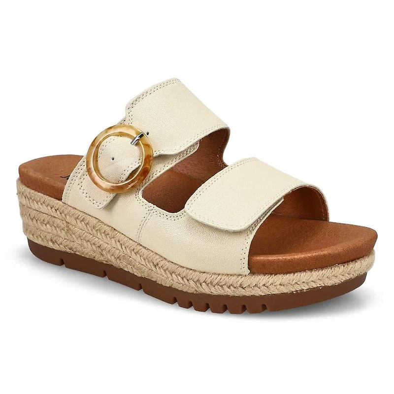 Sandale compense  enfiler MIRANDA 04, noir, femm