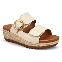 Sandale compense  enfiler MIRANDA 04, noir, femm