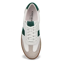 Women's  Joleen 01 Lace Up Leather Sneaker - White