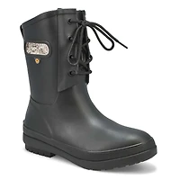 Women's Amanda II Plush Lace Waterproof Boot - Bla