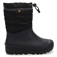 Kids' Snow Shell Solid Winter Boot - Black