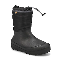 Botte d'hiver SNOW SHELL SOLID, noir, enfants