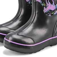 Botte CLASSIC II UNICORN AWESOME, noir, filles