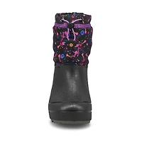 Girls' Snow Shell Neon Unicorn Winter Boot