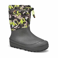 Botte d'hiver SNOW SHELL SOLID, noir, enfants