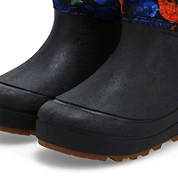 Kids' Snow Shell Solid Winter Boot - Black