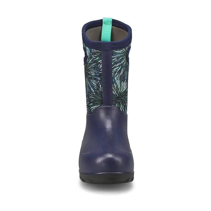 Girls' Neo-Classic Firework Floral Waterproof Boot