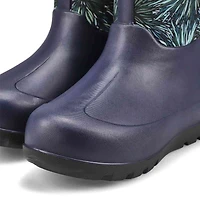 Girls' Neo-Classic Firework Floral Waterproof Boot