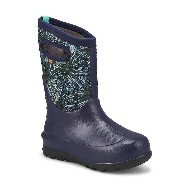 Girls' Neo-Classic Firework Floral Waterproof Boot