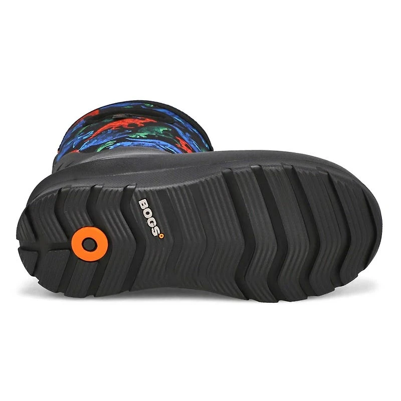 Botte impermable NEO CLASSIC REAL DINO, noir/mult