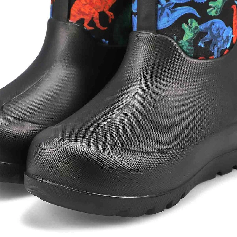 Botte impermable NEO CLASSIC REAL DINO, noir/mult