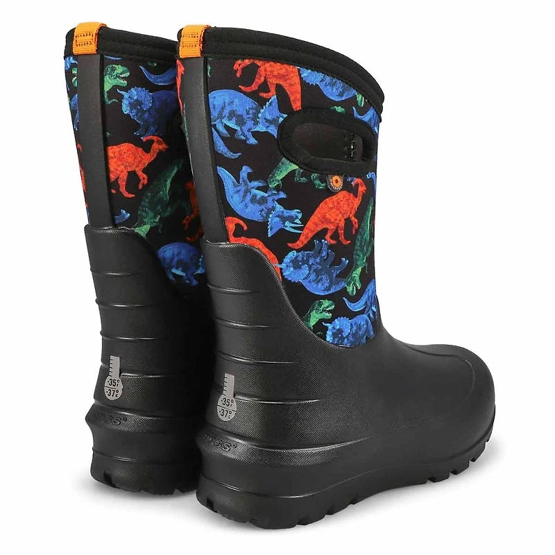 Botte impermable NEO CLASSIC REAL DINO, noir/mult