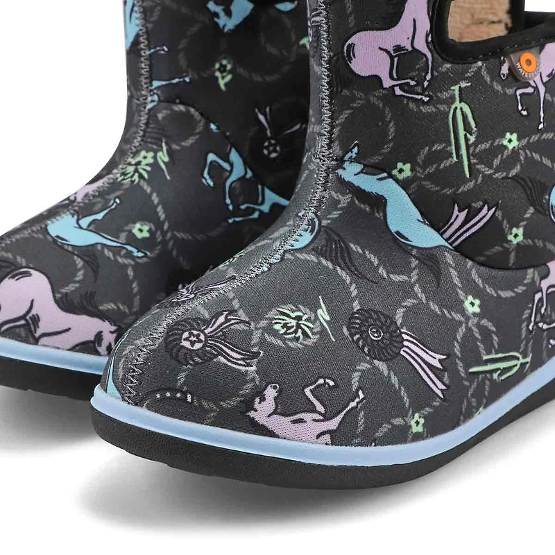 Botte BABY BOGS II SOLID, noir, bébés