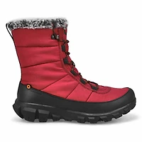 Botte imperméable CEDAR QUILT LACE, noir, femmes
