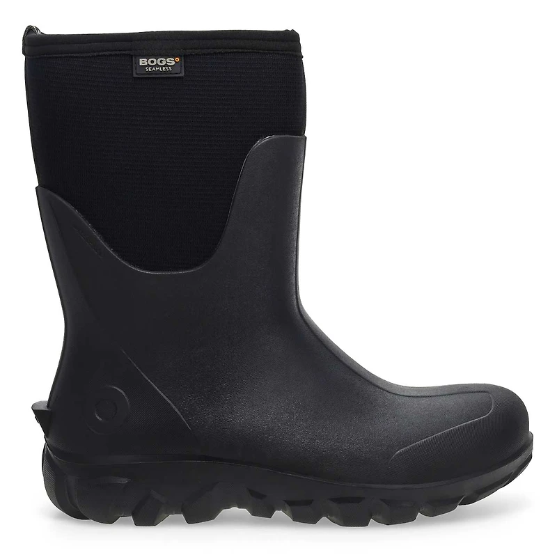 Men's Classic Seamless Mid Waterproof Boot - Black