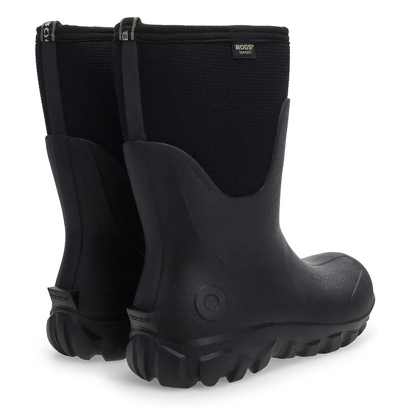 Men's Classic Seamless Mid Waterproof Boot - Black