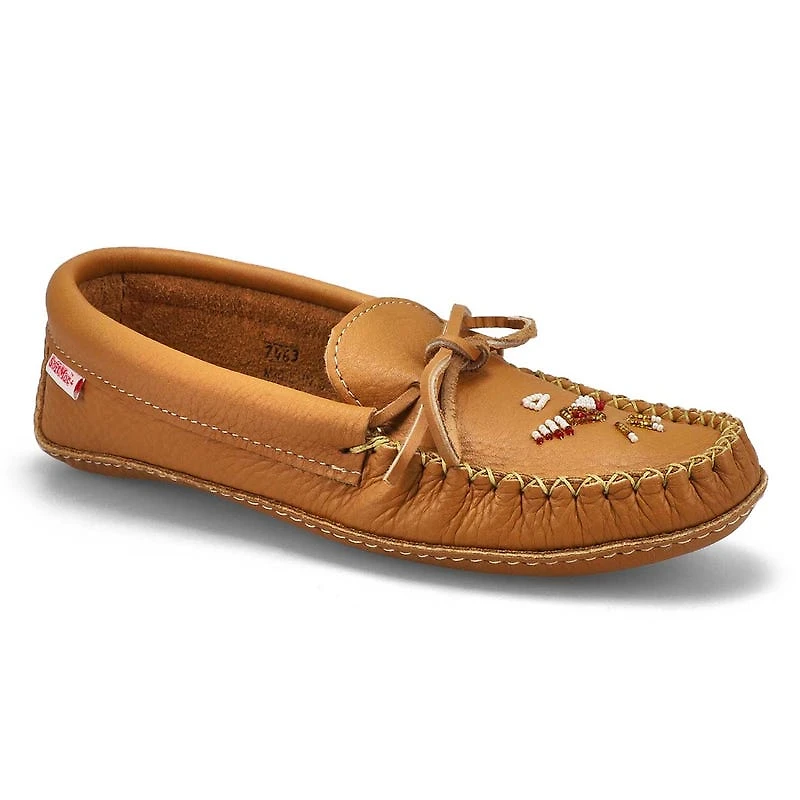 Women's 7463 Leather Sole SoftMocs - Tan