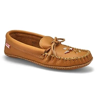 Women's 7463 Leather Sole SoftMocs - Tan