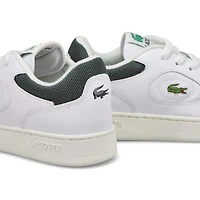 Women's Lineset Leather Lace Up Sneaker - White/Da