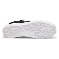 Men's Baseshot Lace Up Fashion Sneaker - Black/Whi