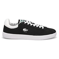 Men's Baseshot Lace Up Fashion Sneaker - Black/Whi