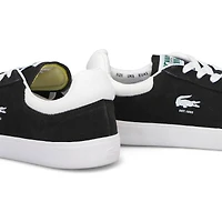 Men's Baseshot Lace Up Fashion Sneaker - Black/Whi