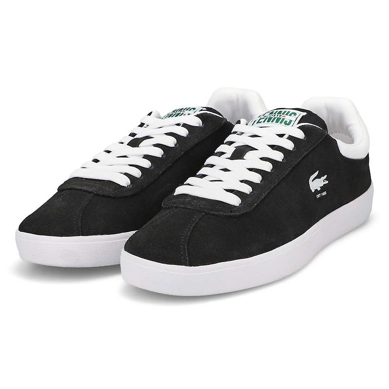 Men's Baseshot Lace Up Fashion Sneaker - Black/Whi