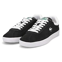Men's Baseshot Lace Up Fashion Sneaker - Black/Whi
