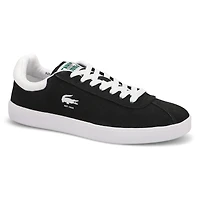 Men's Baseshot Lace Up Fashion Sneaker - Black/Whi