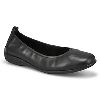 Ballerine en cuir FENJA 01, basalte, femmes