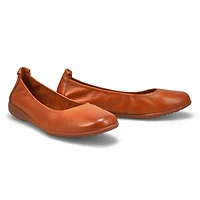 Women's  Fenja 01 Leather Ballerina Flat - Basalt