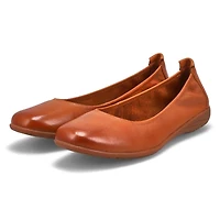 Women's  Fenja 01 Leather Ballerina Flat - Basalt