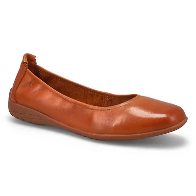 Ballerine en cuir FENJA 01, noir/noir, femmes