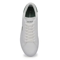 Men's Powercourt Leather Sneaker - White/Navy/Red
