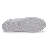 Men's Powercourt Leather Sneaker - White/Navy/Red