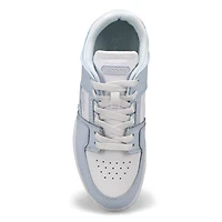 Women's Court Cage Leather Sneaker - White/White