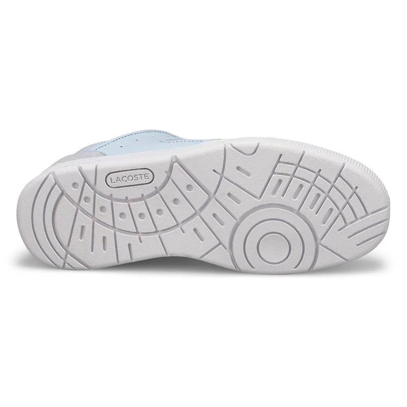 Women's Court Cage Leather Sneaker - White/White