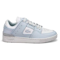 Women's Court Cage Leather Sneaker - White/White