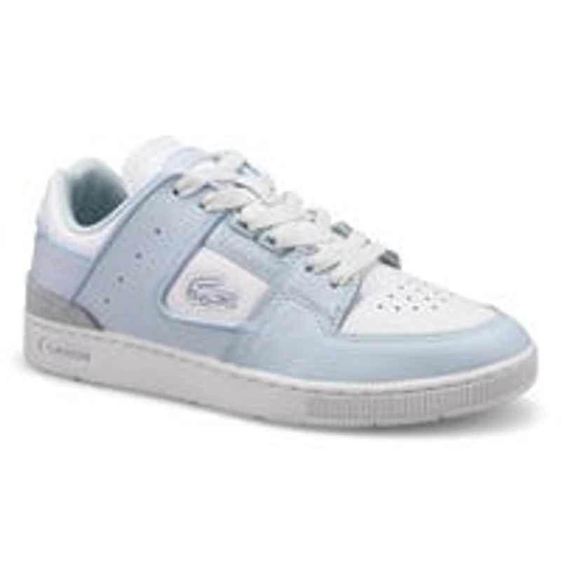 Women's Court Cage Leather Sneaker - White/White