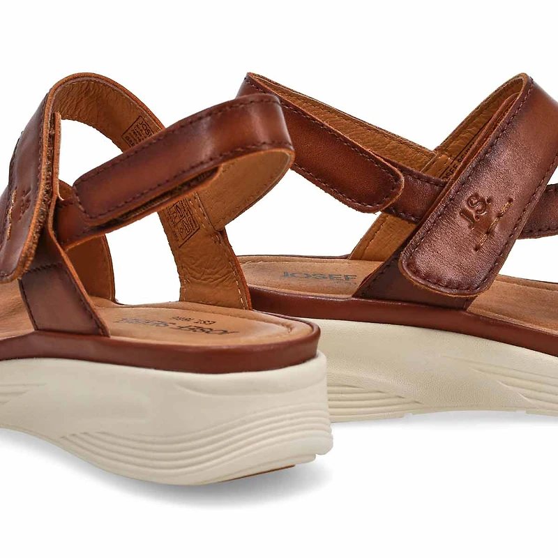 Women's  Sevran 05 Casual Wedge Sandal - Cognac