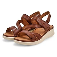 Women's  Sevran 05 Casual Wedge Sandal - Cognac