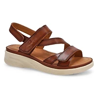 Women's  Sevran 05 Casual Wedge Sandal - Cognac
