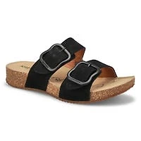 Sandale nubuck décontractée TONGA 64, noir, femmes