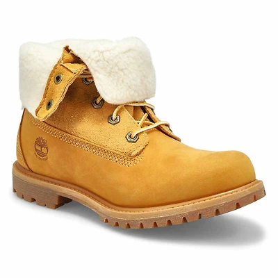 Women's Authentics Teddy Fold Down Boot - Wheat