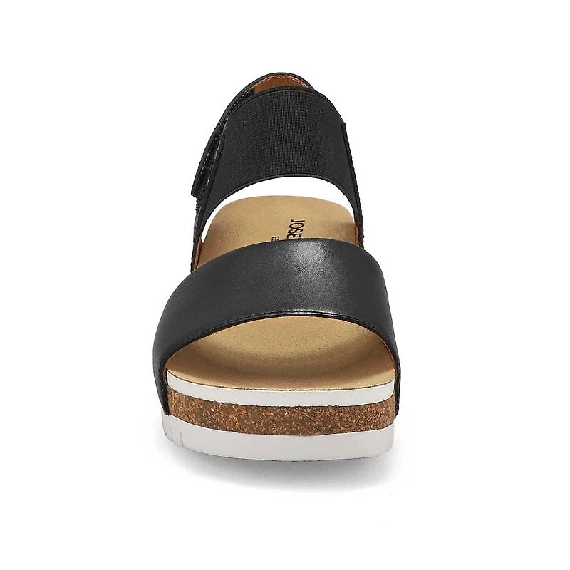 Women's Quinn 09 Casual Leather Sandal - Black