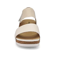 Sandale en cuir décontractée QUINN 09, noir, femme