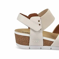Sandale en cuir décontractée QUINN 09, noir, femme