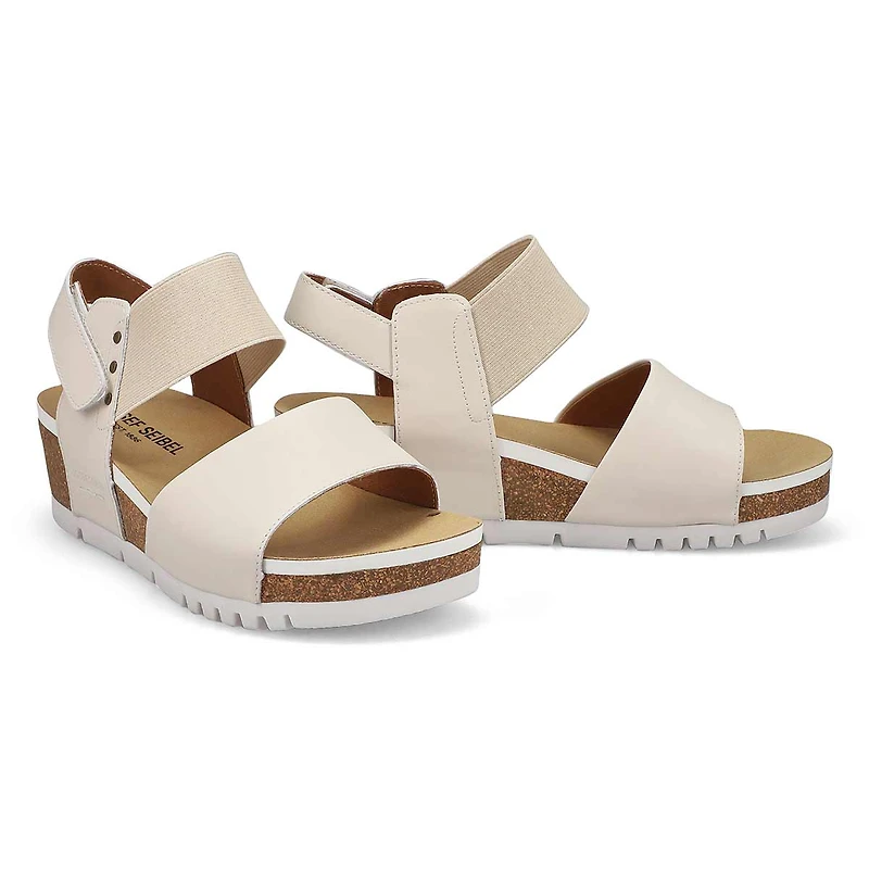 Sandale en cuir décontractée QUINN 09, noir, femme