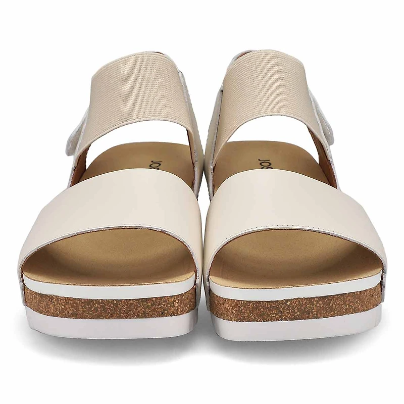 Sandale en cuir décontractée QUINN 09, noir, femme