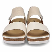 Sandale en cuir décontractée QUINN 09, noir, femme